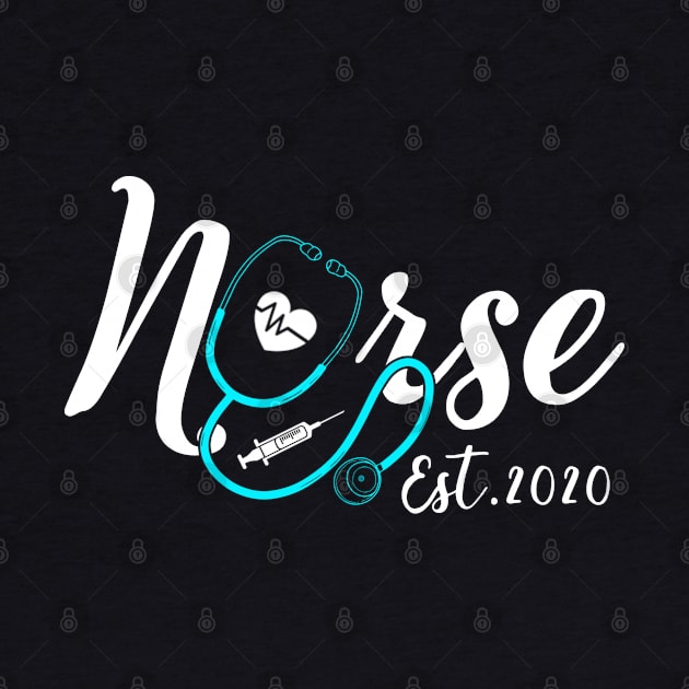 Womens New Nurse Est 2020 Nursing School Graduation Gift by neonatalnurse